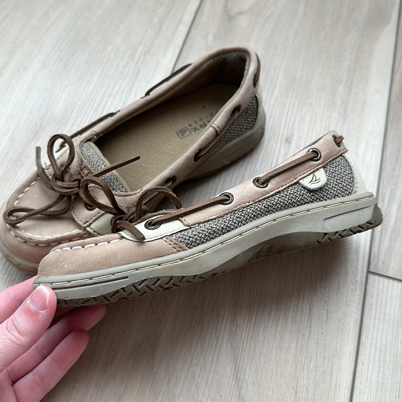 EUC Size 1 Sperry Brand Top-Slider Toddler Little Girls Casual Dress Shoes Flats - Picture 4 of 8